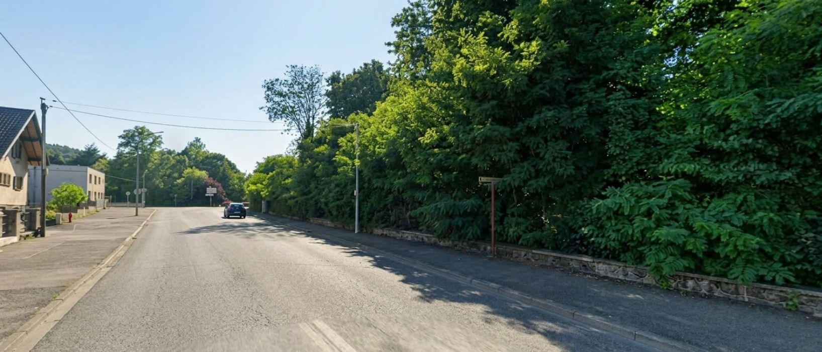 Travaux d'assainissement rue du Général de Lattre de Tassigny à Munster