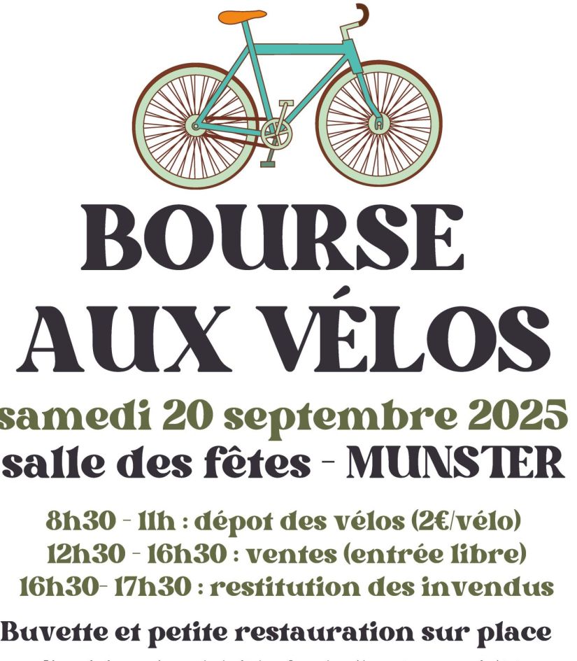 bourse aux vélos munster 